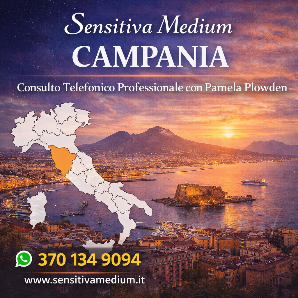 Sensitiva Medium Campania – Consulto telefonico con Pamela Plowden