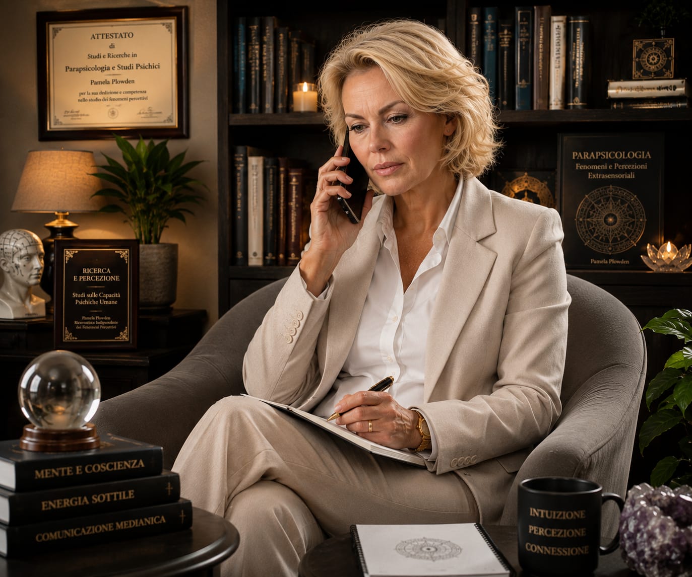 Pamela Plowden, sensitiva medium: come avviene il consulto telefonico privato