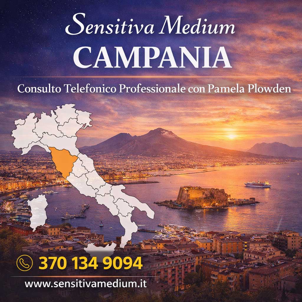 Sensitiva Medium Campania – Consulto telefonico con Pamela Plowden